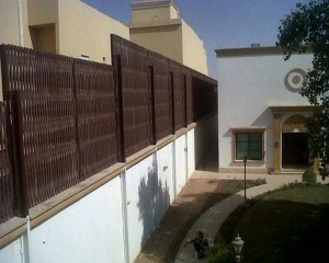 سواتر قماش وحديد / تركيب السواتر
