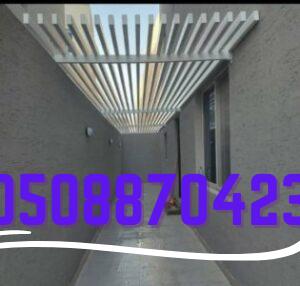 مظلات ممرات ومداخل 