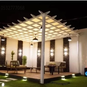 شركة تصميم برجولات للحدائق